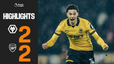 Wolves vs Arsenal 2-2 EPL Highlights 19 Feb 2026