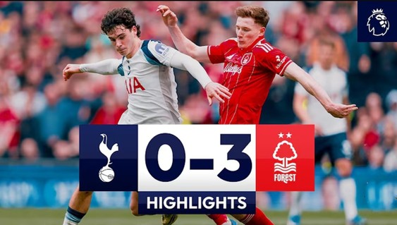 Spurs 0-3 Nottingham Forest 23 March 2026